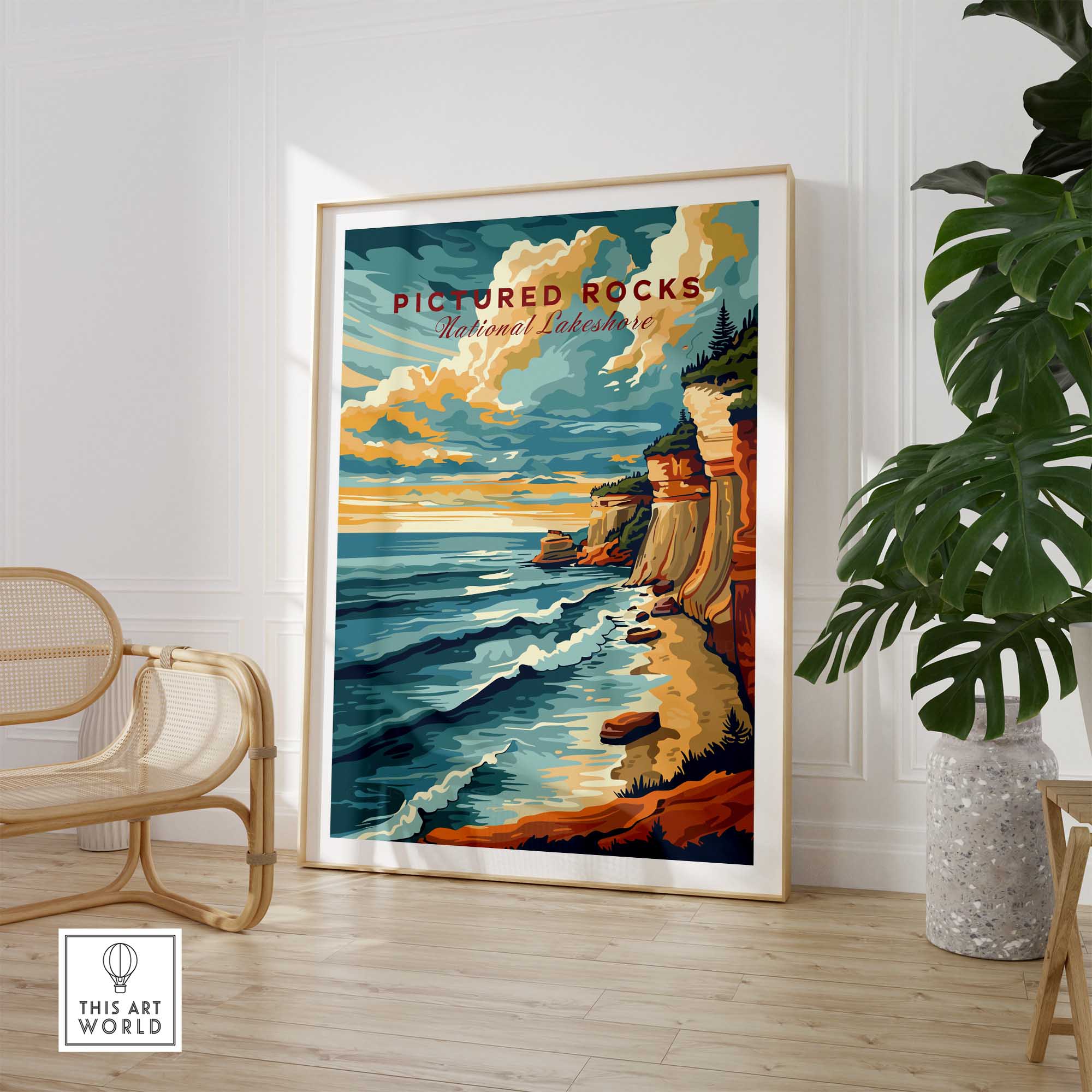 Pictured Rocks Print - National Lakeshore-This Art World