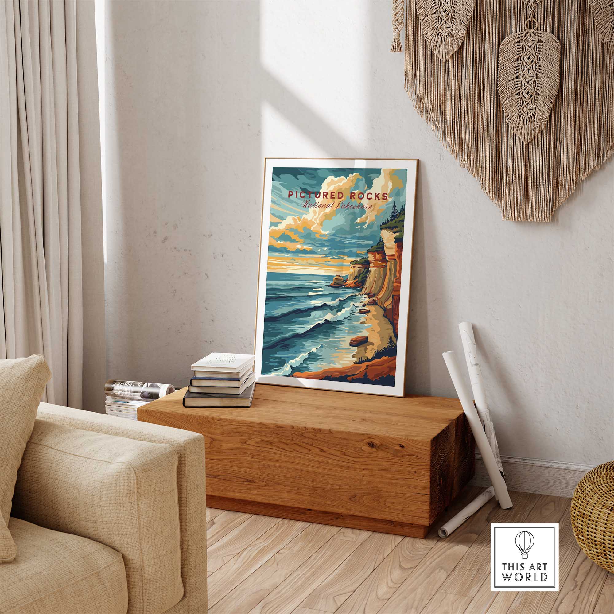 Pictured Rocks Print - National Lakeshore-This Art World