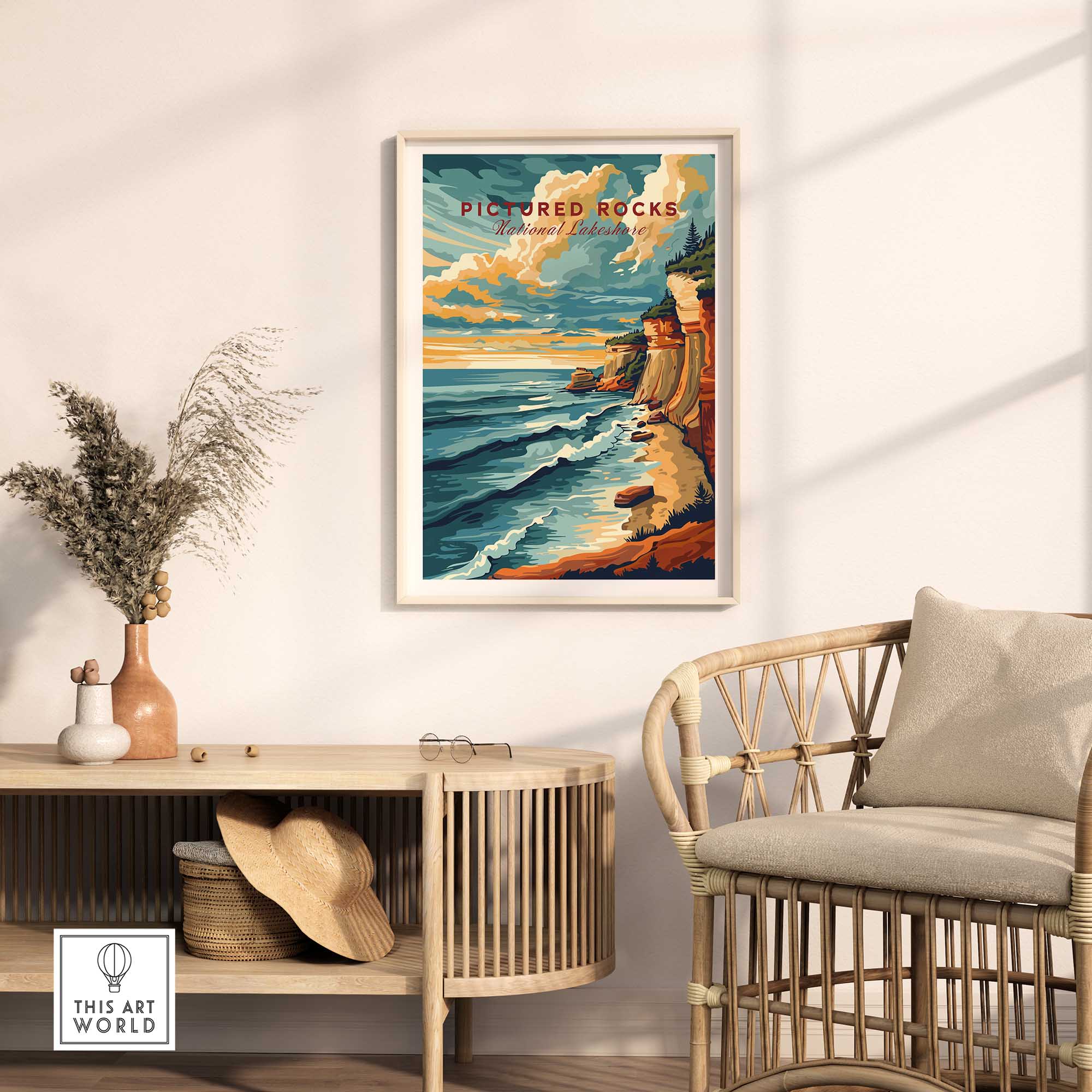 Pictured Rocks Print - National Lakeshore-This Art World