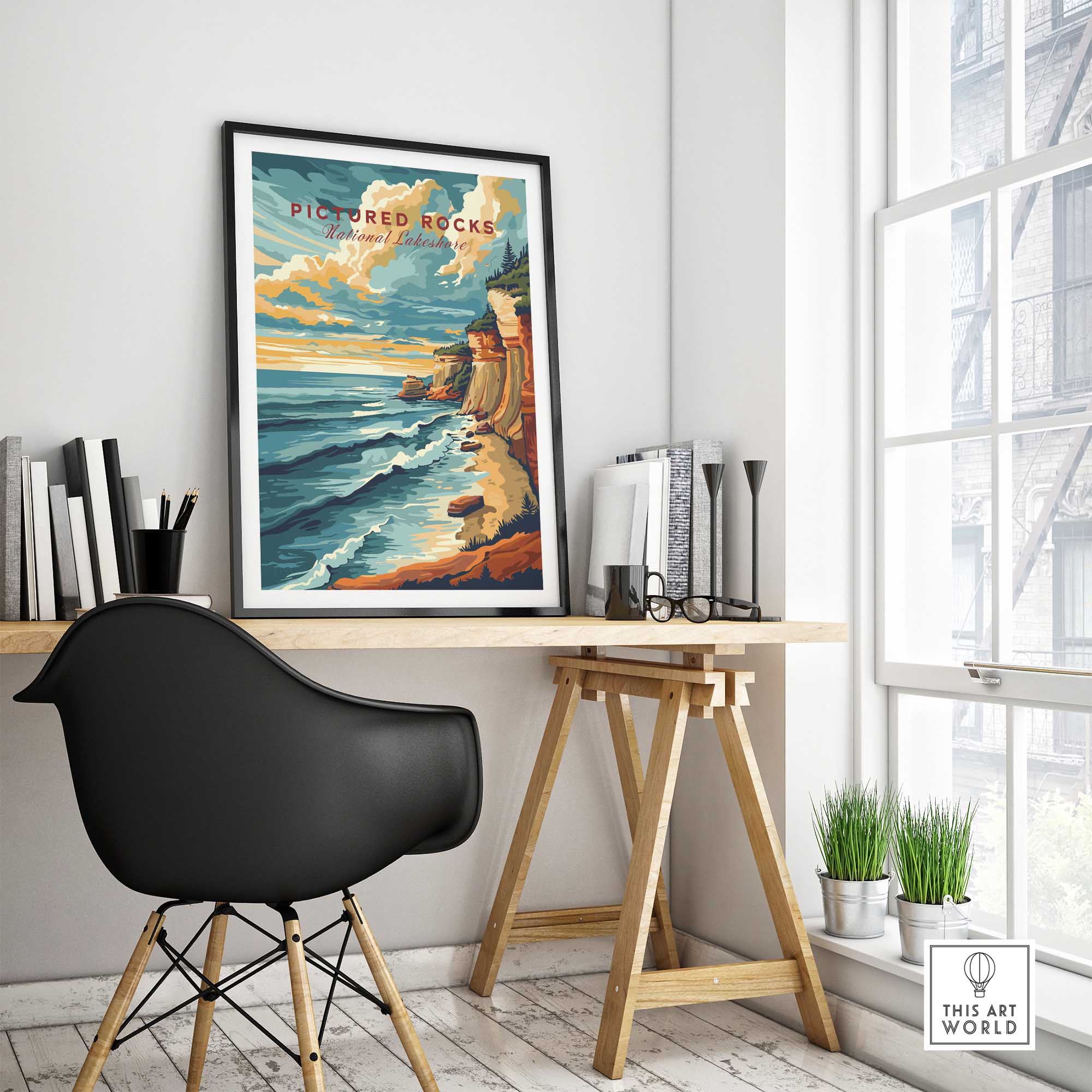Pictured Rocks Print - National Lakeshore-This Art World