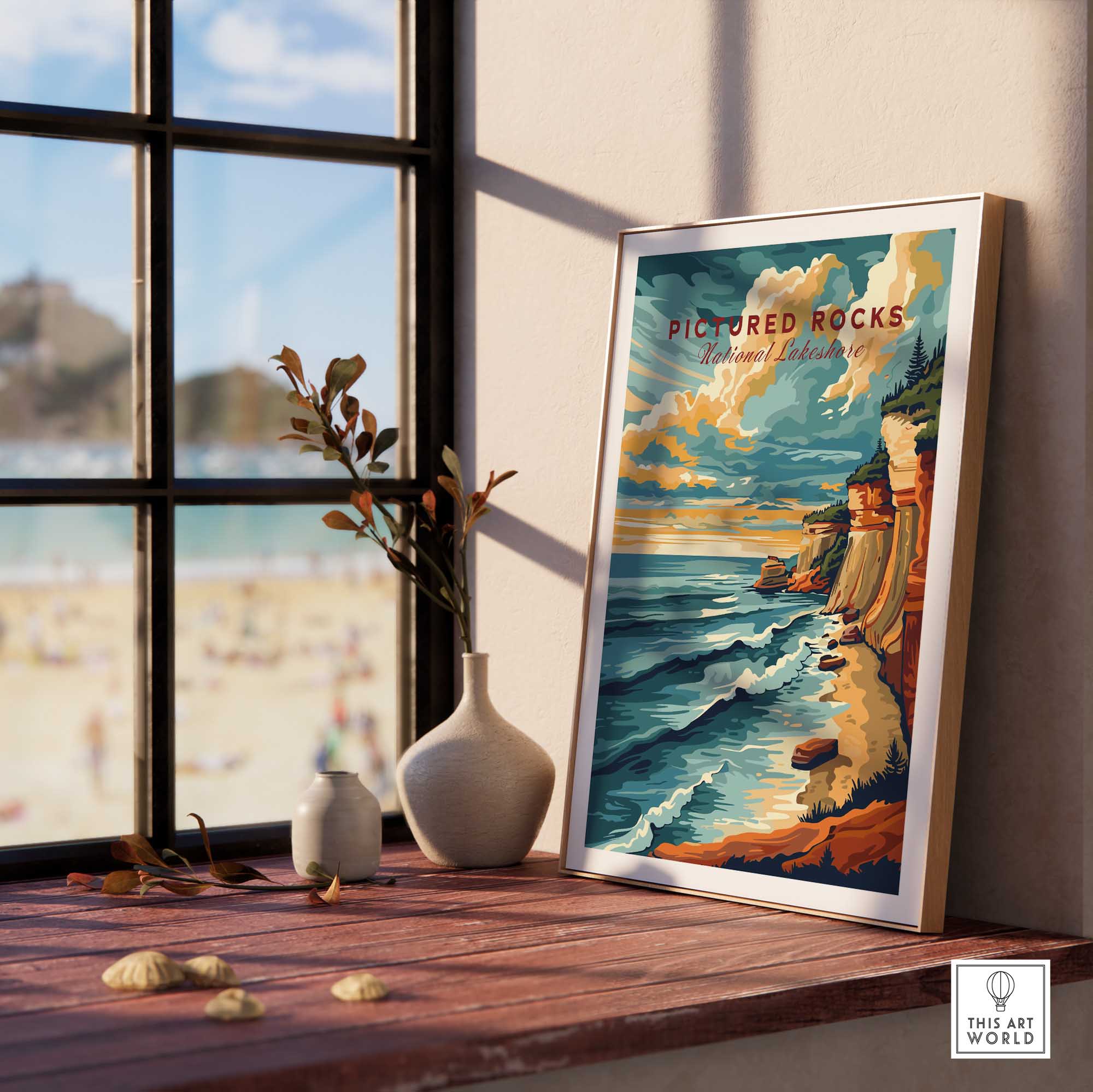 Pictured Rocks Print - National Lakeshore-This Art World