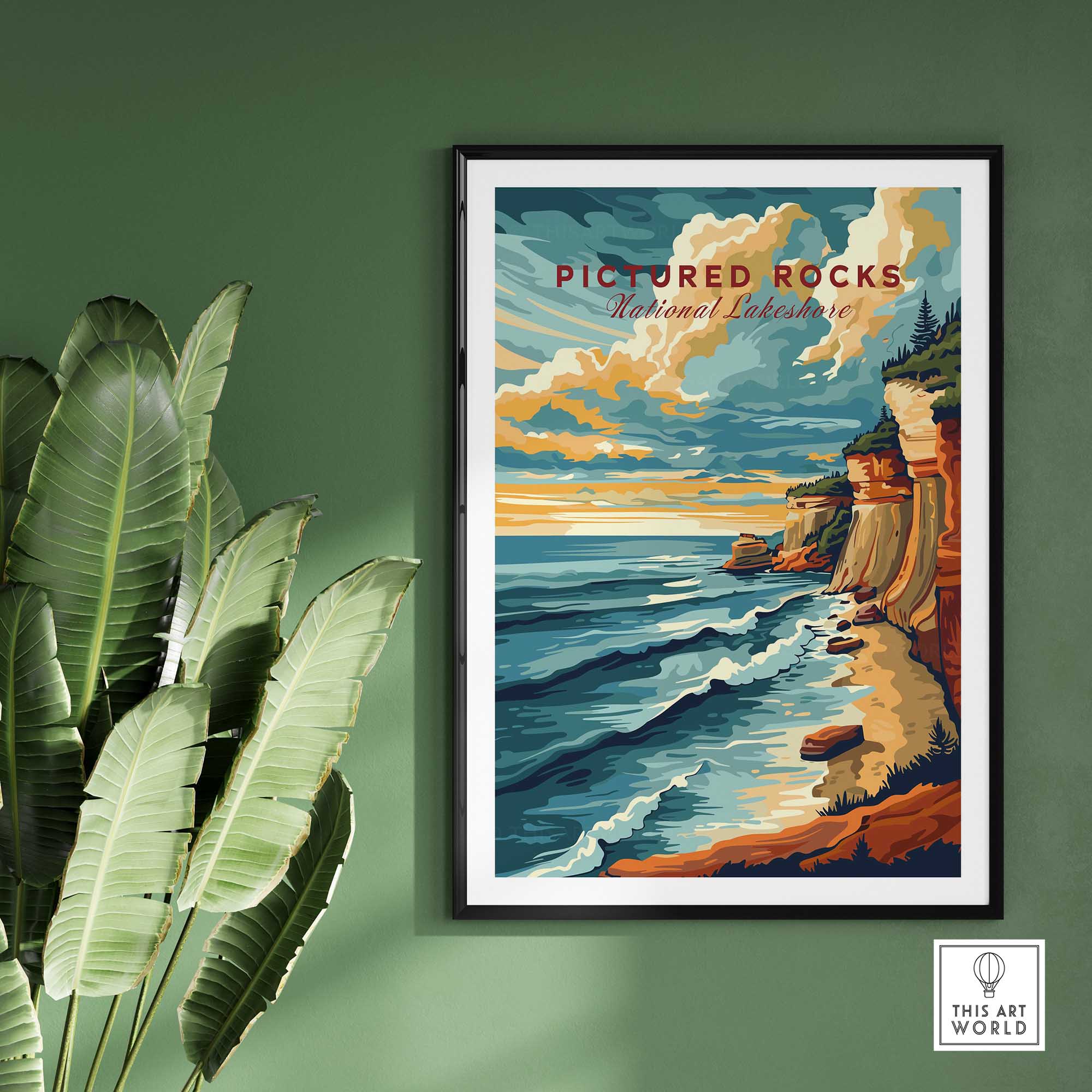 Pictured Rocks Print - National Lakeshore-This Art World