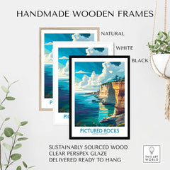 Pictured Rocks Travel Poster-This Art World