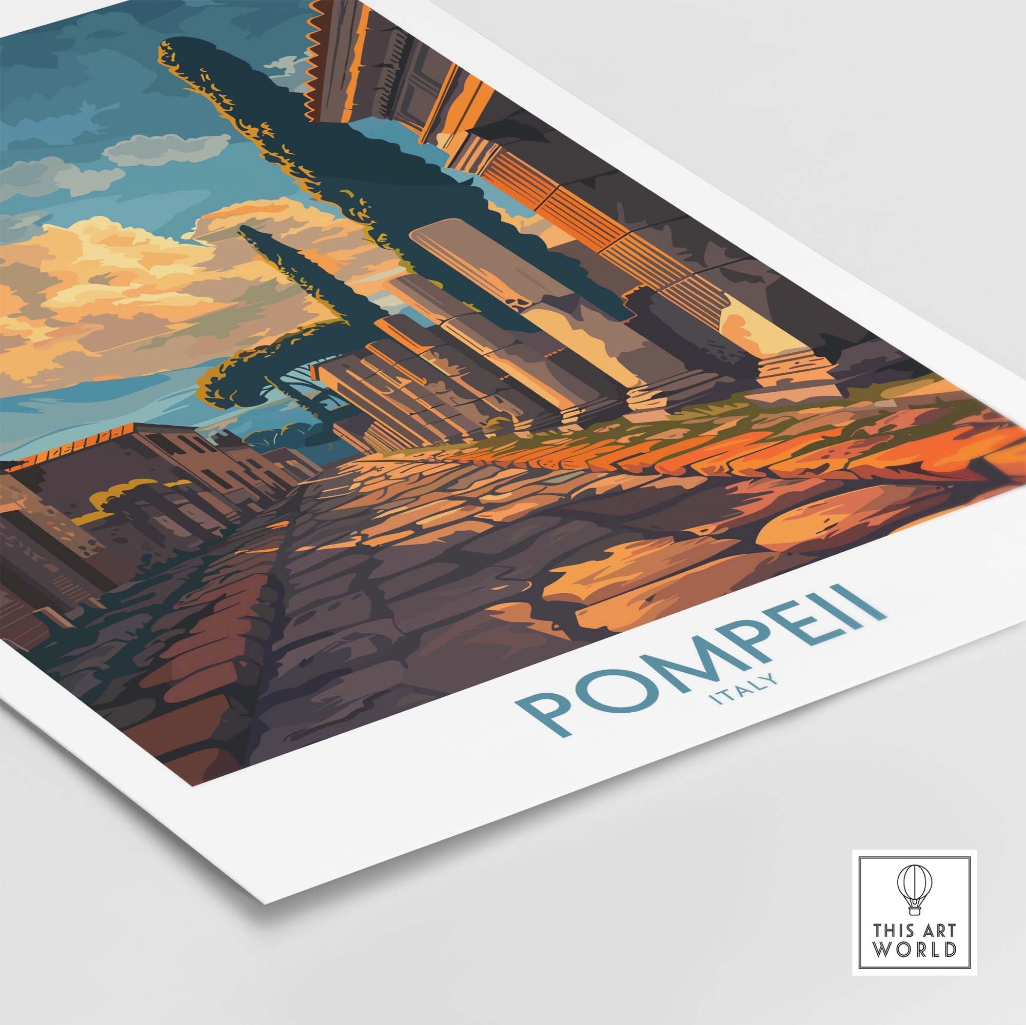 Pompeii Art Print