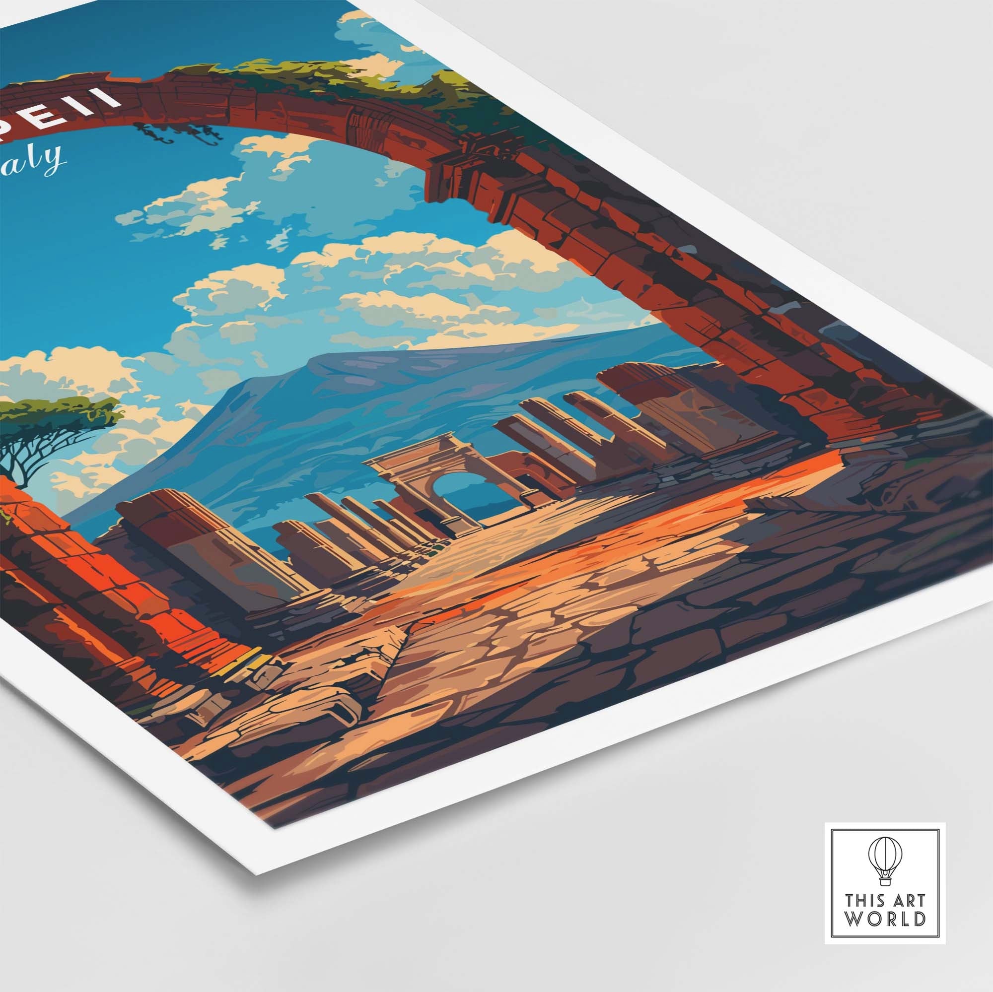 Pompeii Poster Print