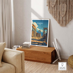 Pompeii Travel Poster