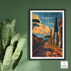 Pompeii Travel Print