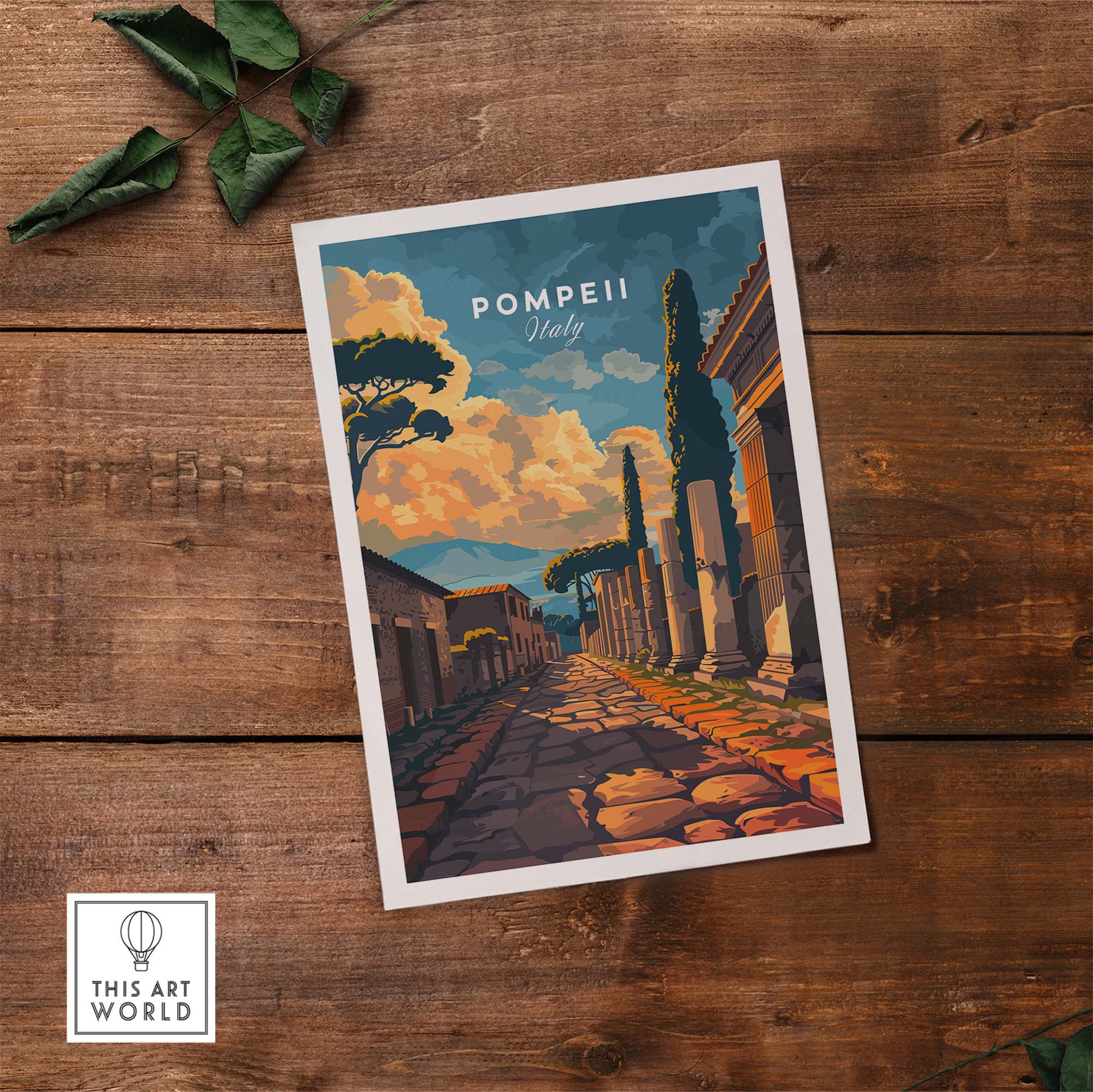 Pompeii Travel Print