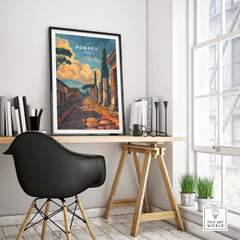 Pompeii Travel Print