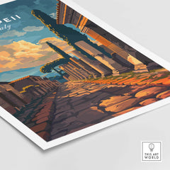 Pompeii Travel Print