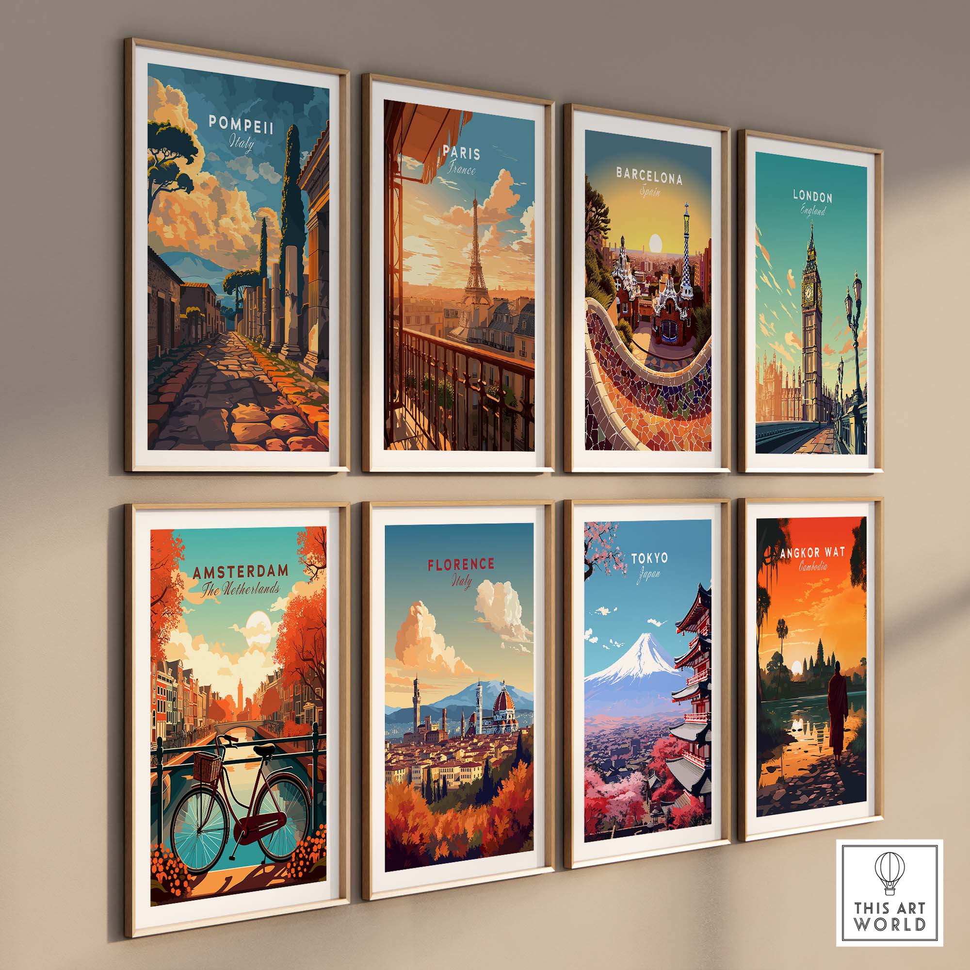 Pompeii Travel Print