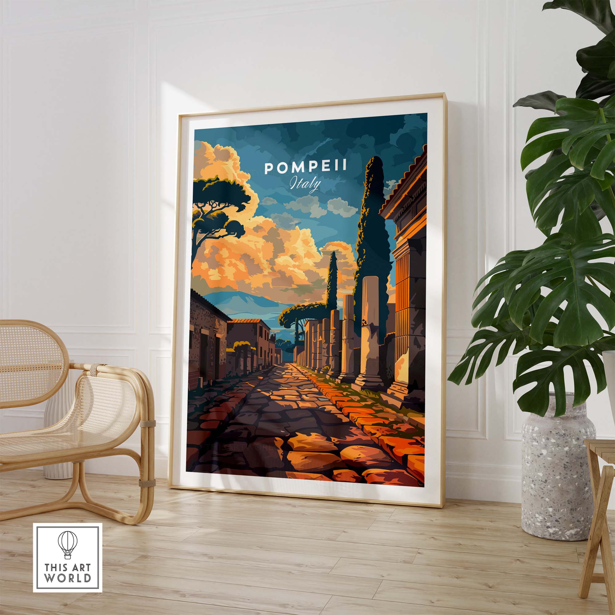 Pompeii Travel Print