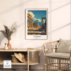 Pompeii Wall Art - Italy Travel Print