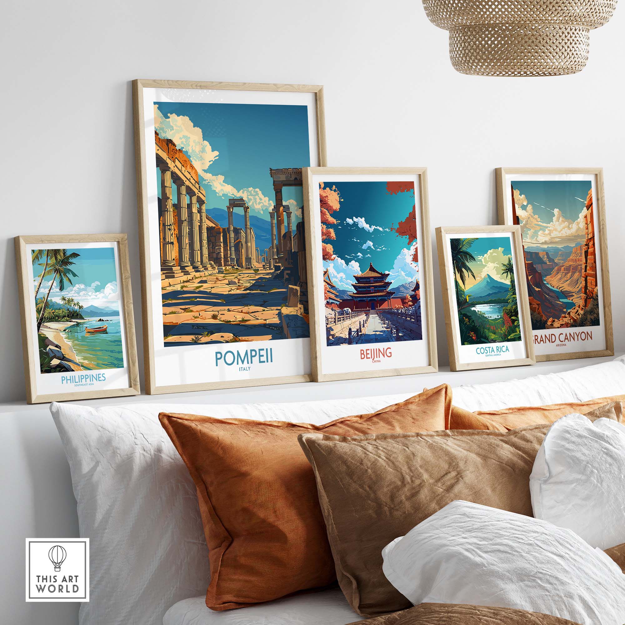 Pompeii Wall Art - Italy Travel Print