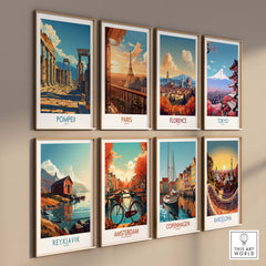 Pompeii Wall Art - Italy Travel Print