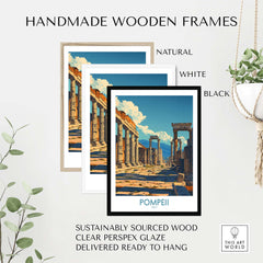 Pompeii Wall Art - Italy Travel Print