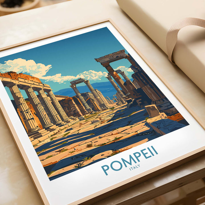 Pompeii Wall Art - Italy Travel Print