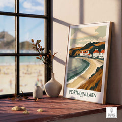 Porthdinllaen Travel Poster Wales-This Art World