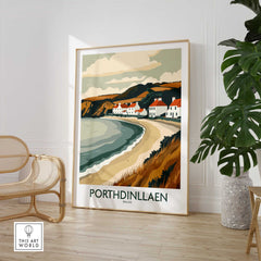 Porthdinllaen Travel Poster Wales-This Art World