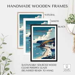 Porthdinllaen Wales Poster-This Art World