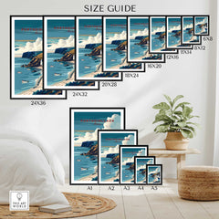 Porthdinllaen Wales Poster-This Art World