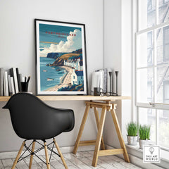 Porthdinllaen Wales Poster-This Art World