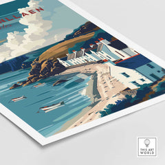 Porthdinllaen Wales Poster-This Art World