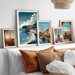 Porthdinllaen Wales Poster-This Art World