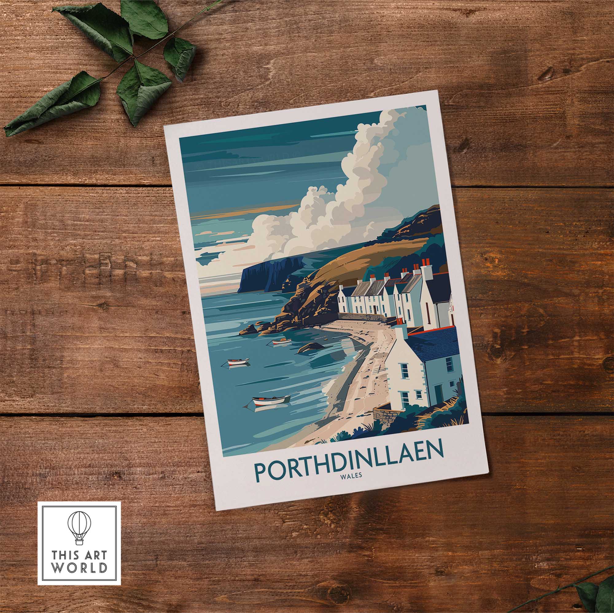 Porthdinllaen Wales Print-This Art World