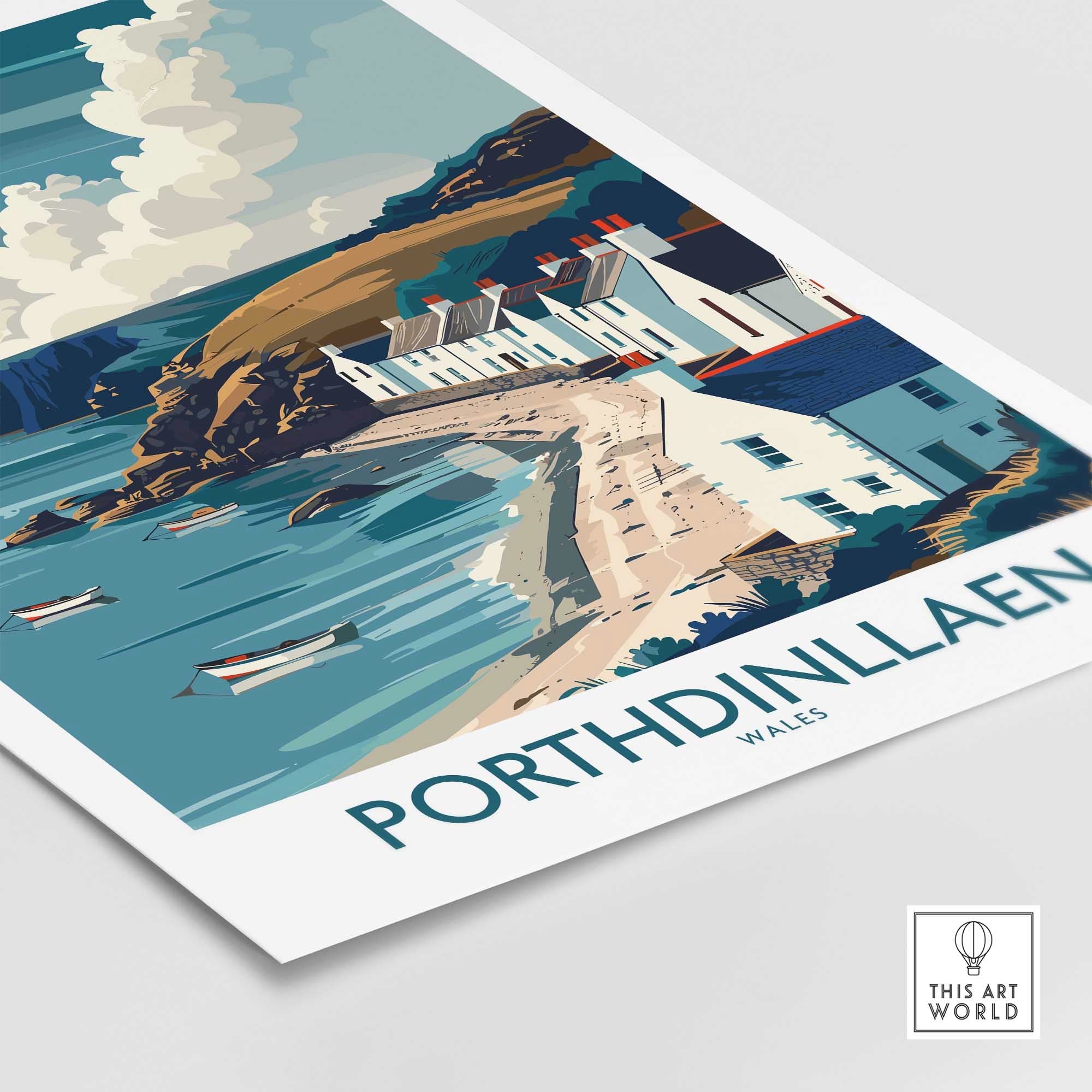Porthdinllaen Wales Print-This Art World
