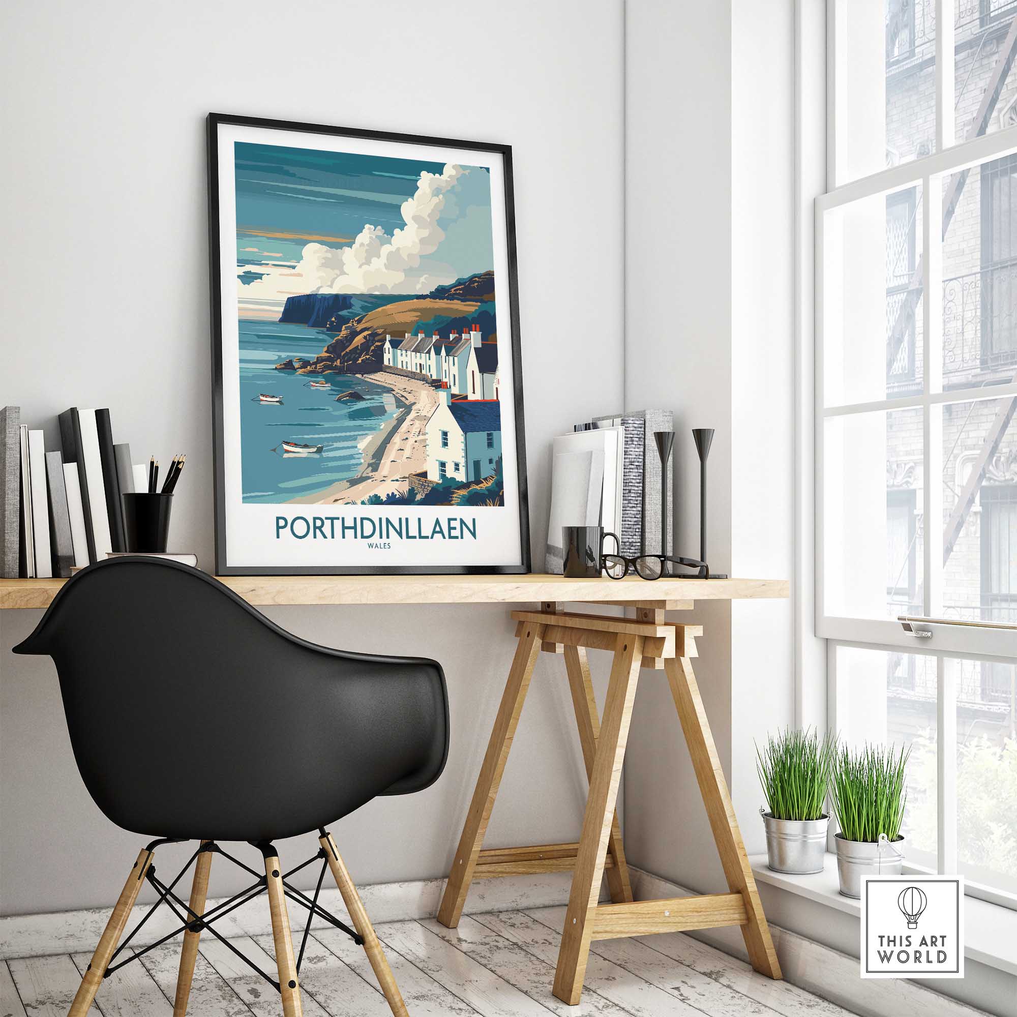 Porthdinllaen Wales Print-This Art World