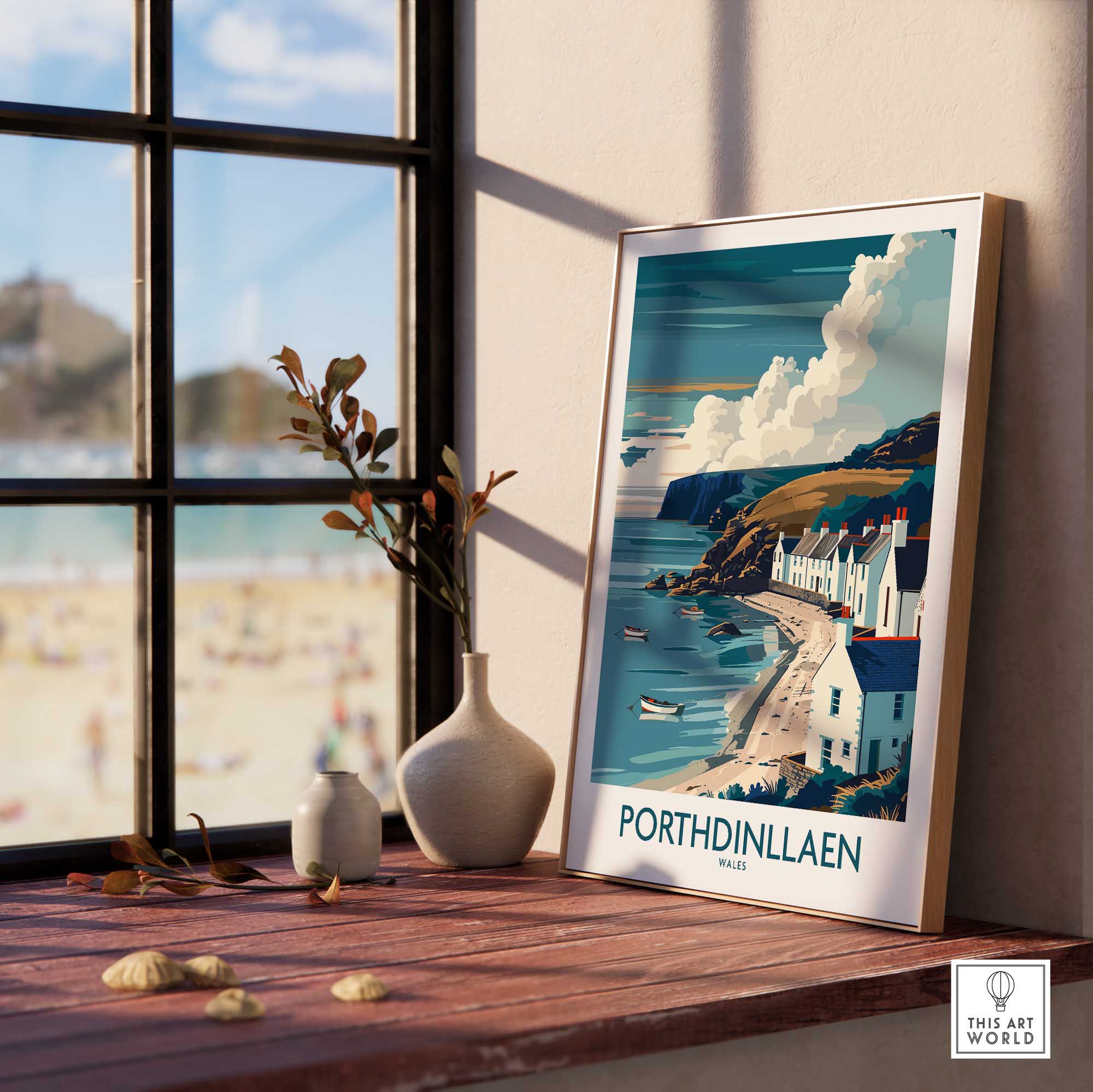 Porthdinllaen Wales Print-This Art World