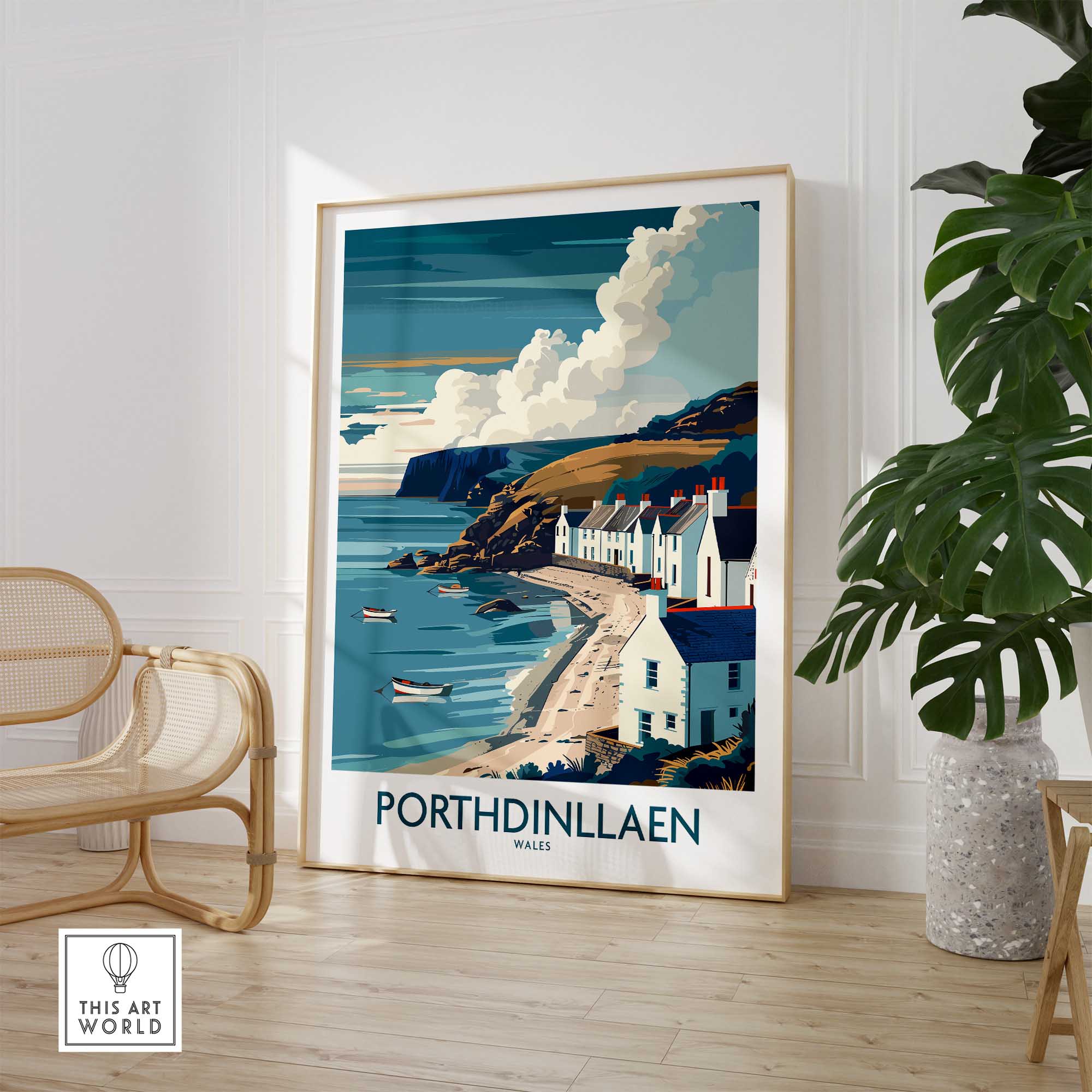 Porthdinllaen Wales Print-This Art World