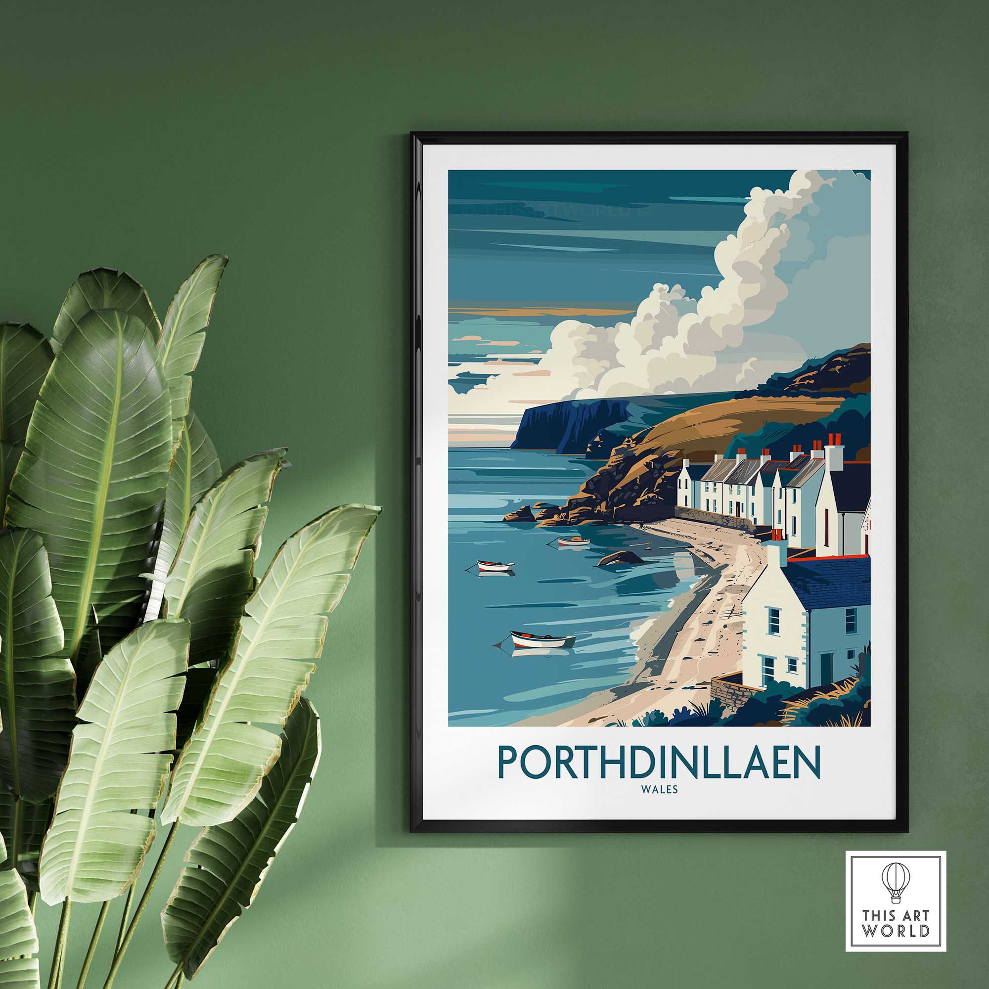 Porthdinllaen Wales Print-This Art World