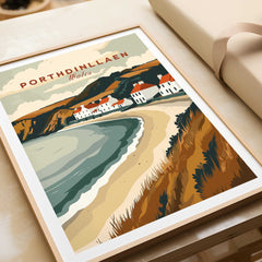 Porthdinllaen Wales Wall Art-This Art World