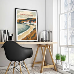 Porthdinllaen Wales Wall Art-This Art World