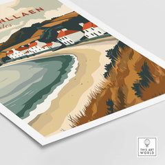 Porthdinllaen Wales Wall Art-This Art World