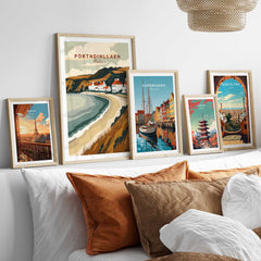 Porthdinllaen Wales Wall Art-This Art World