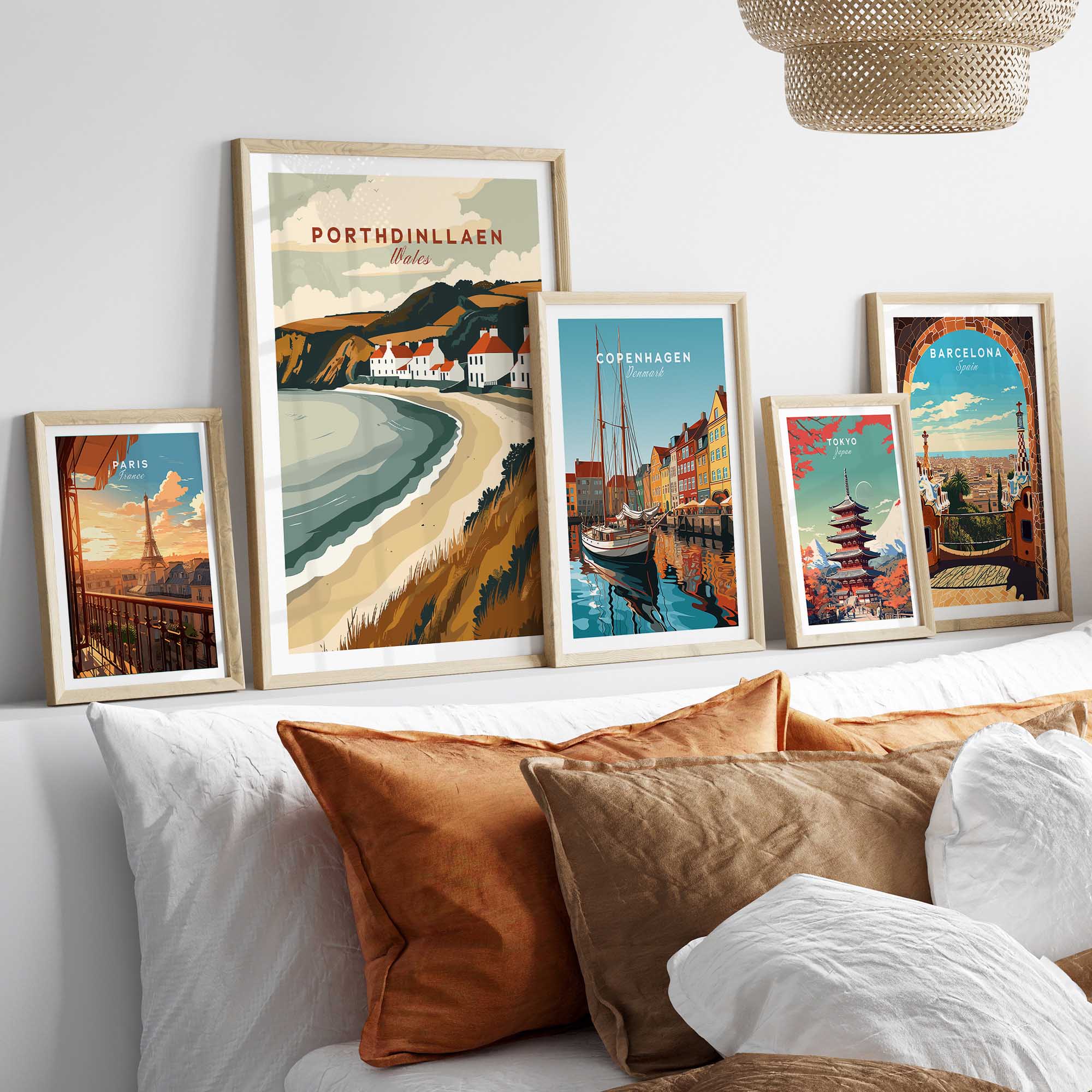 Porthdinllaen Wales Wall Art-This Art World