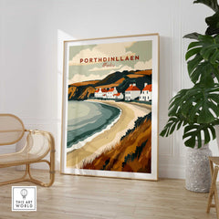 Porthdinllaen Wales Wall Art-This Art World