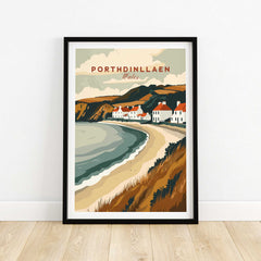 Porthdinllaen Wales Wall Art-This Art World