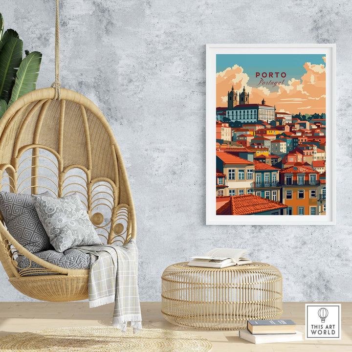 Porto Poster part of our best collection or travel posters and prints - ThisArtWorld