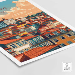 Porto Poster part of our best collection or travel posters and prints - ThisArtWorld