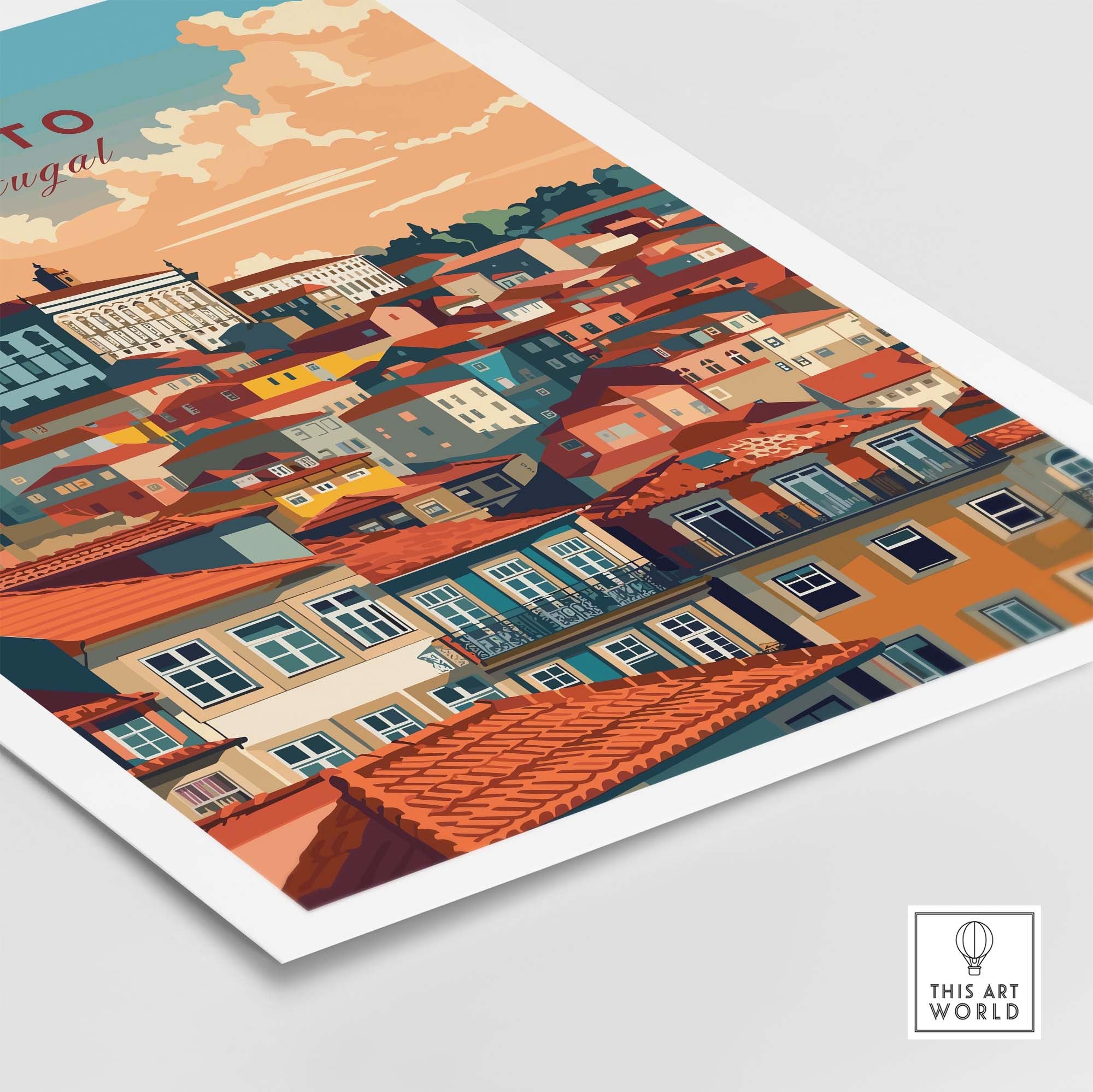Porto Poster part of our best collection or travel posters and prints - ThisArtWorld