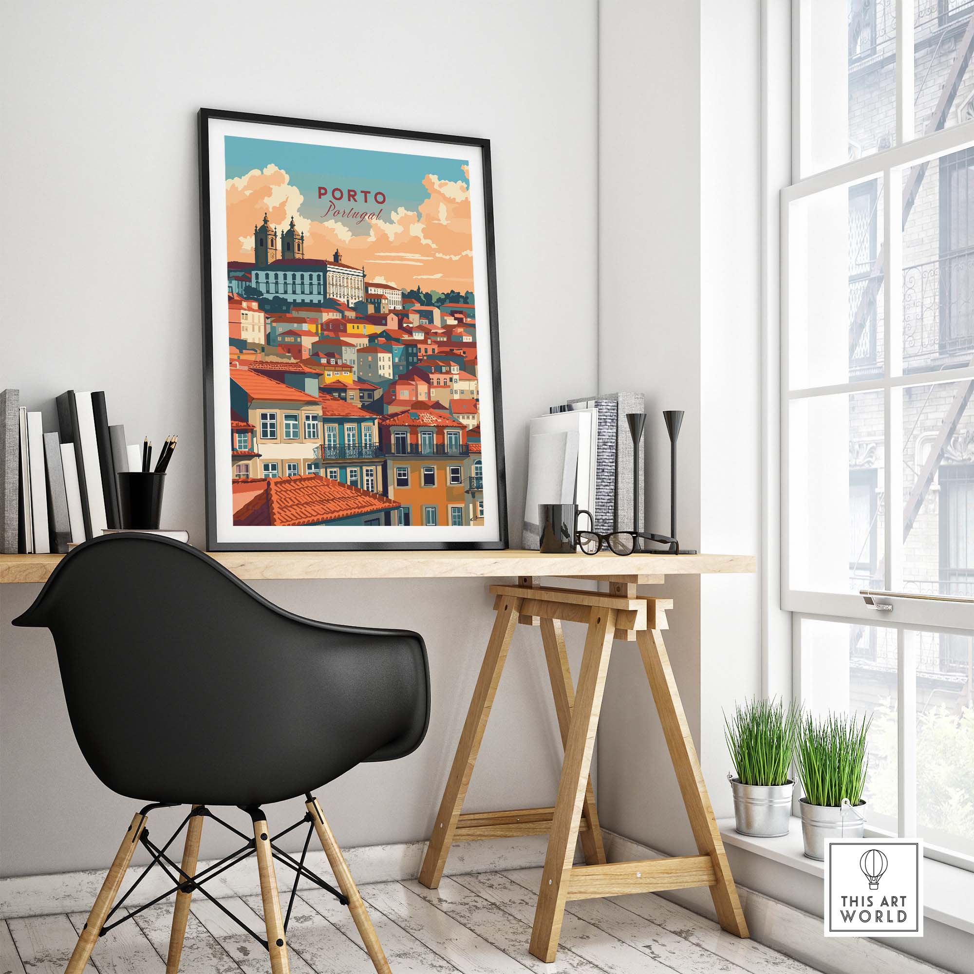 Porto Poster part of our best collection or travel posters and prints - ThisArtWorld