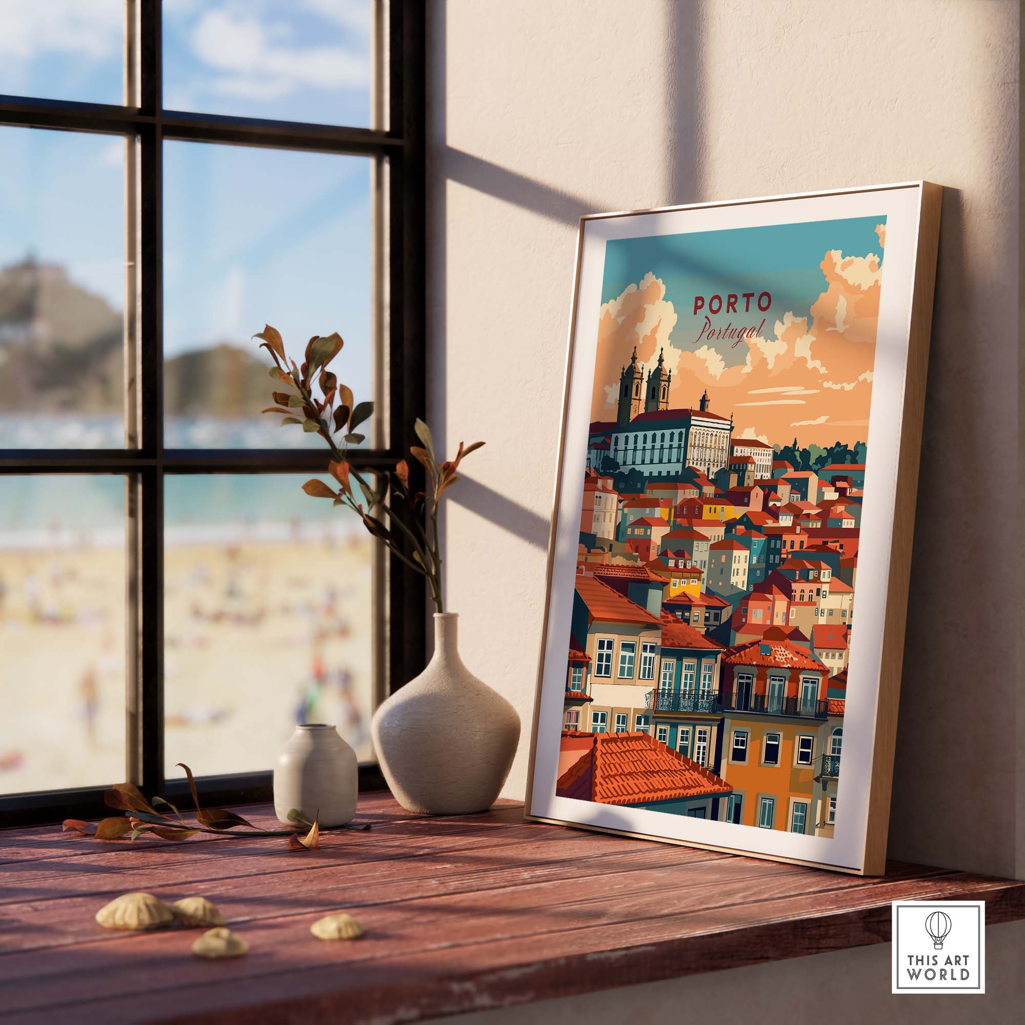 Porto Poster part of our best collection or travel posters and prints - ThisArtWorld