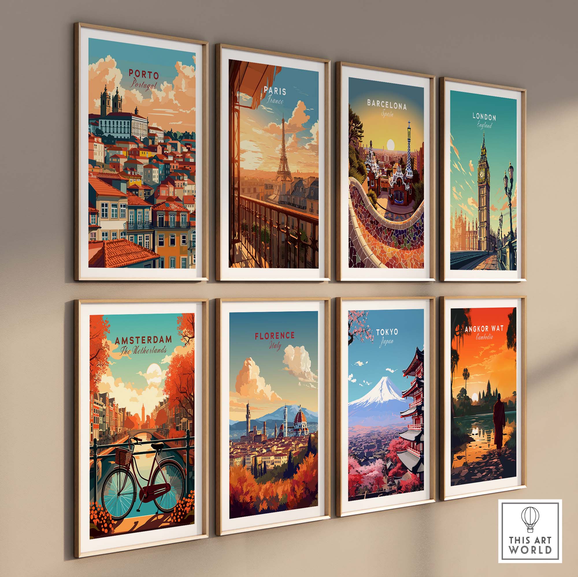 Porto Poster part of our best collection or travel posters and prints - ThisArtWorld