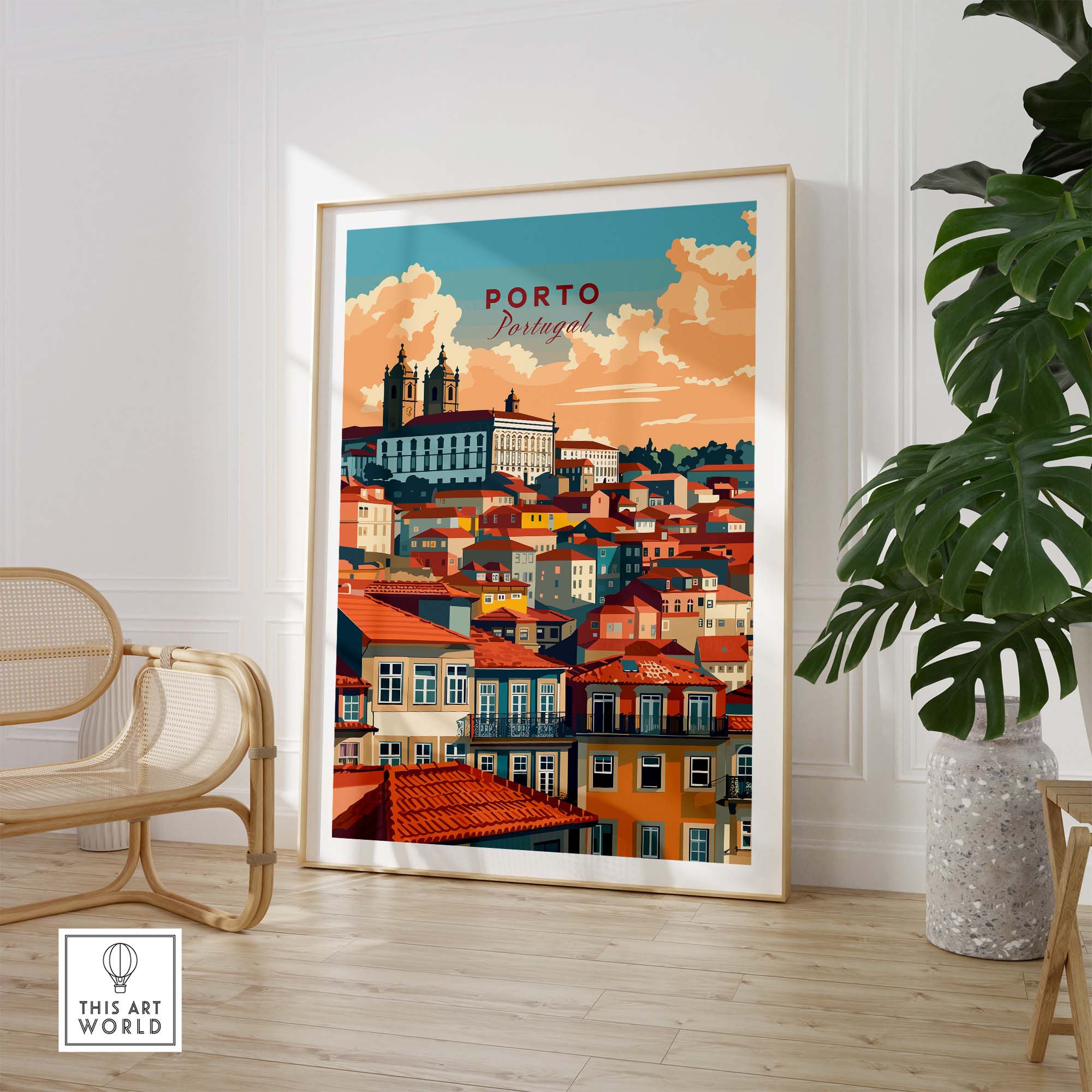 Porto Poster part of our best collection or travel posters and prints - ThisArtWorld