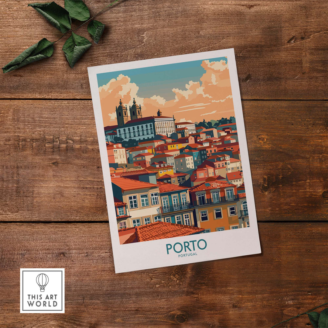 Porto Print part of our best collection or travel posters and prints - ThisArtWorld