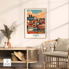 Porto Print part of our best collection or travel posters and prints - ThisArtWorld